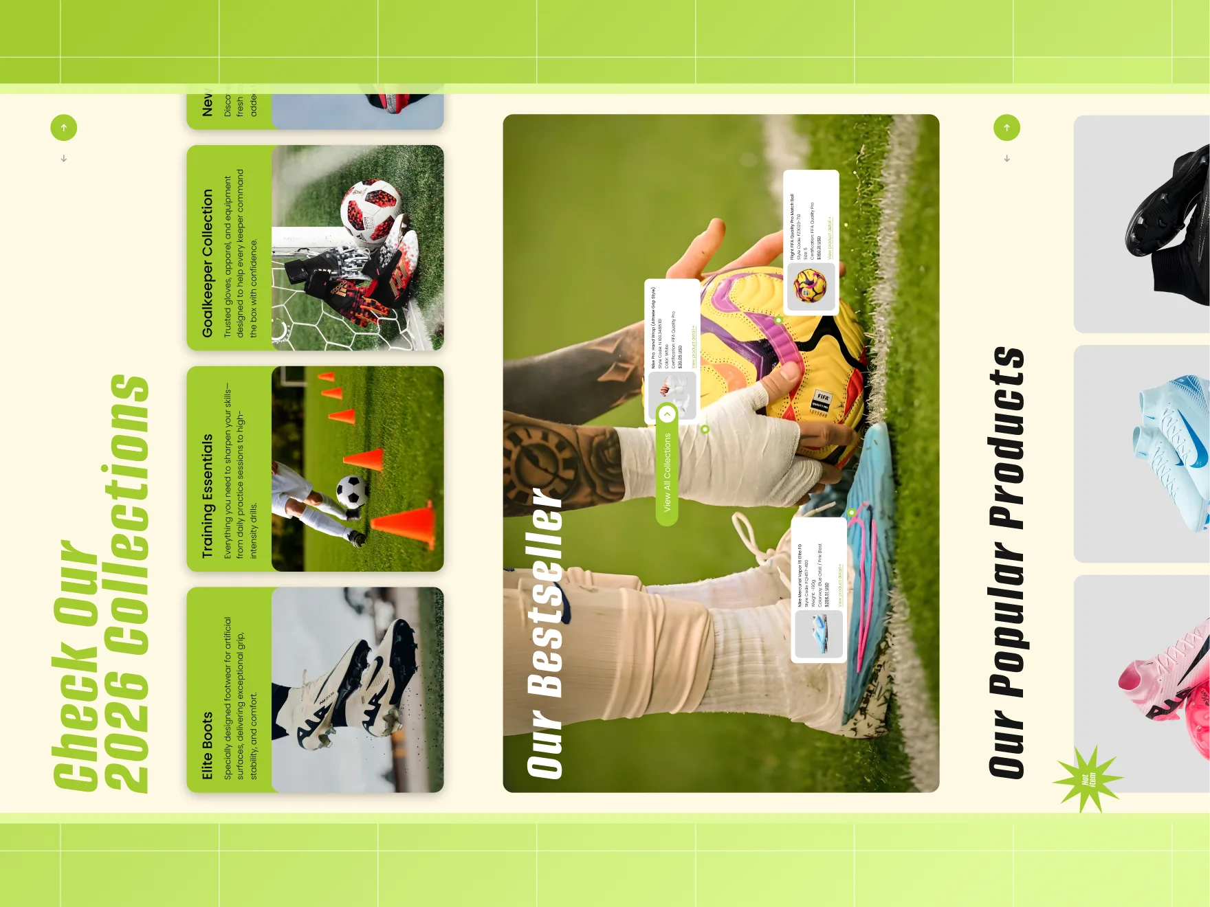 Kick Theory collections and product discovery