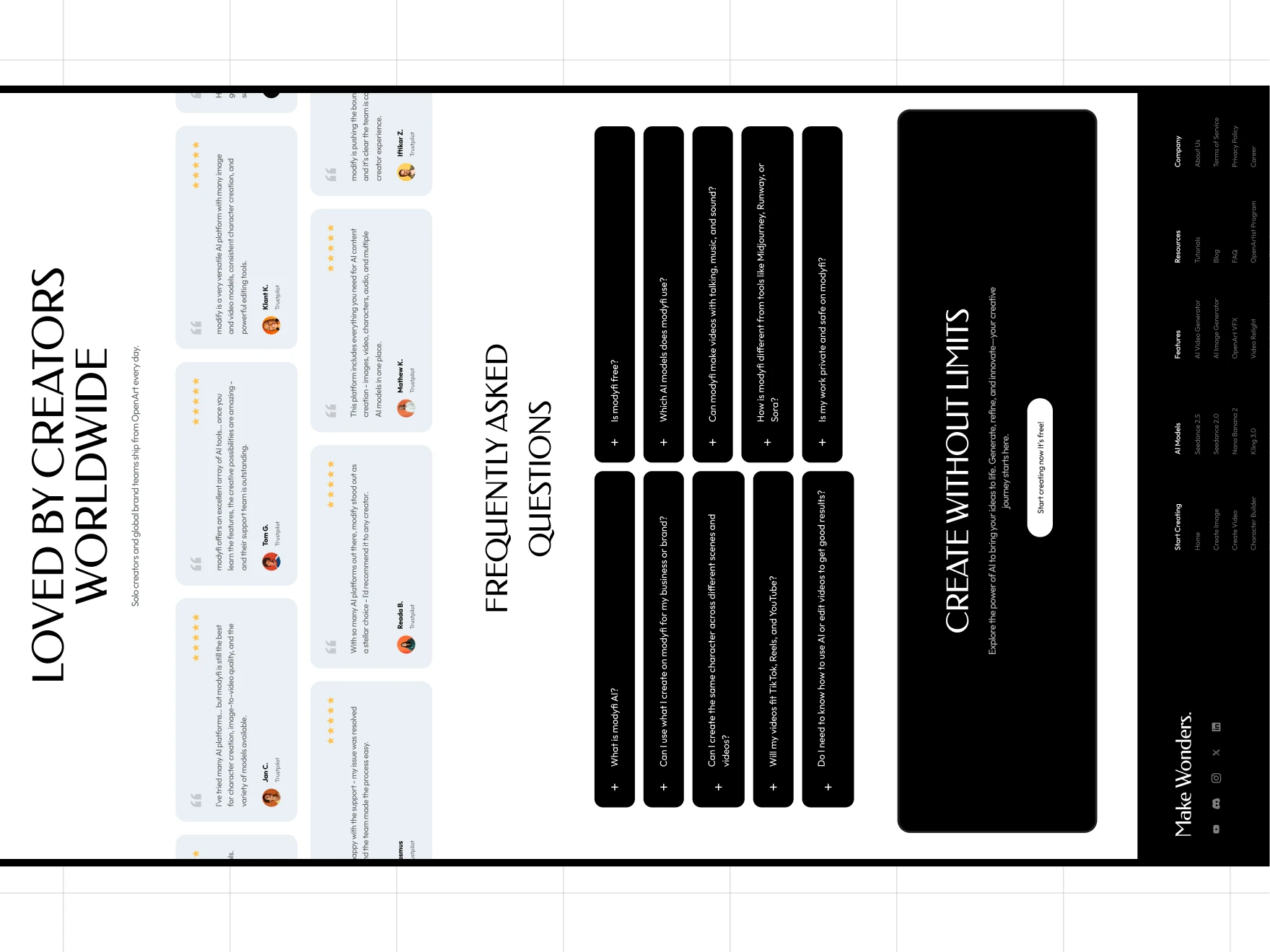 Modyfi website design presentation 3